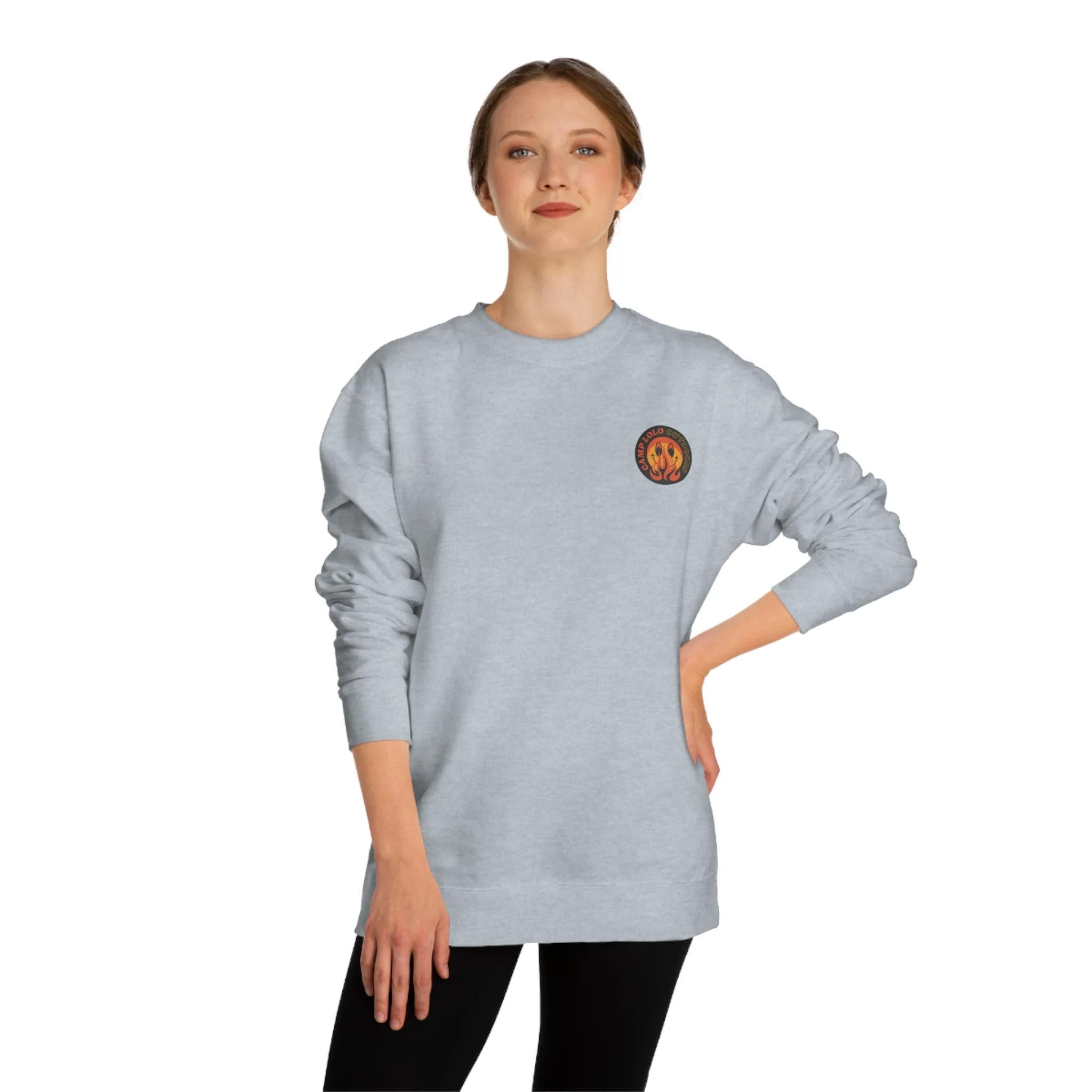 Happy Camper Crew Neck Sweatshirt