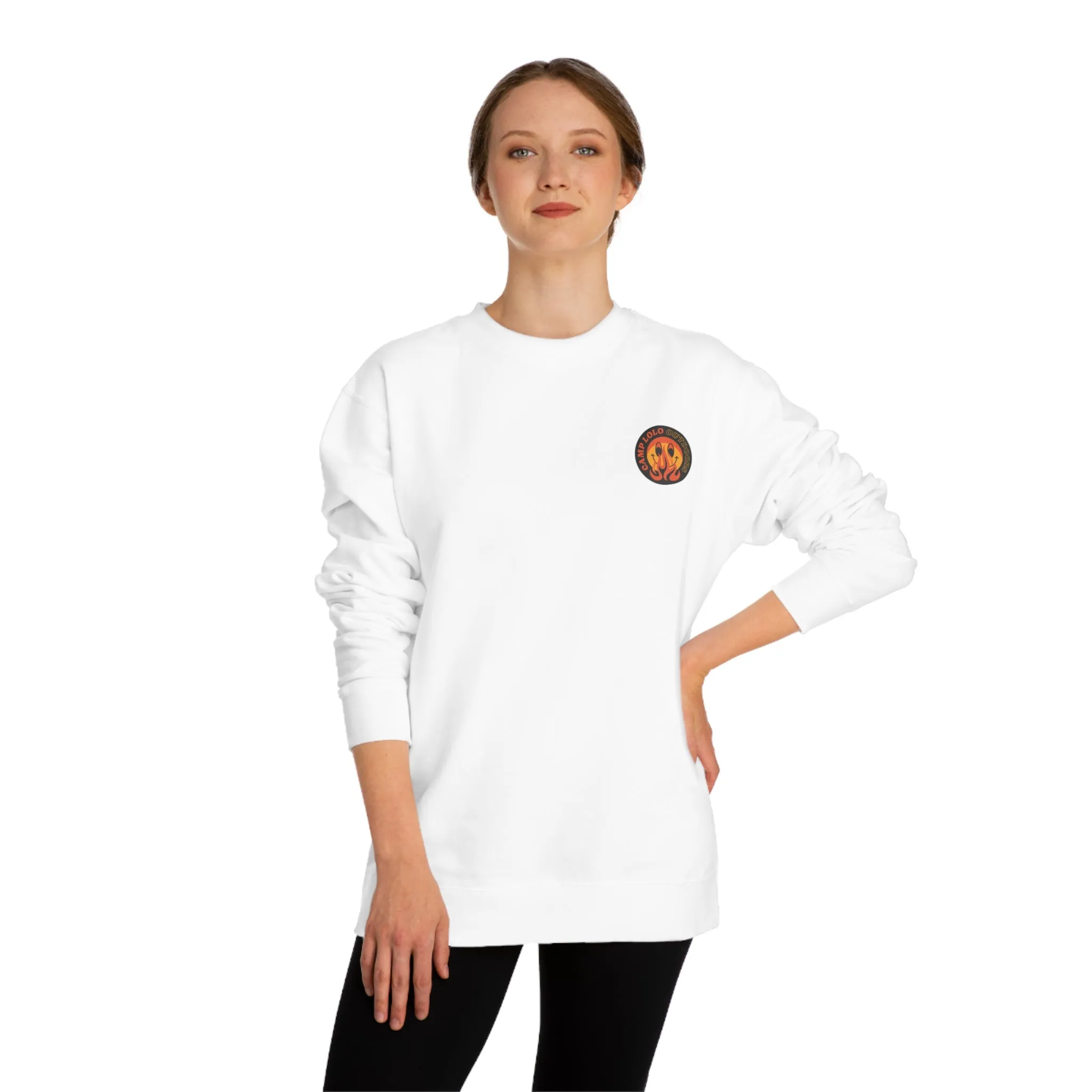 Happy Camper Crew Neck Sweatshirt