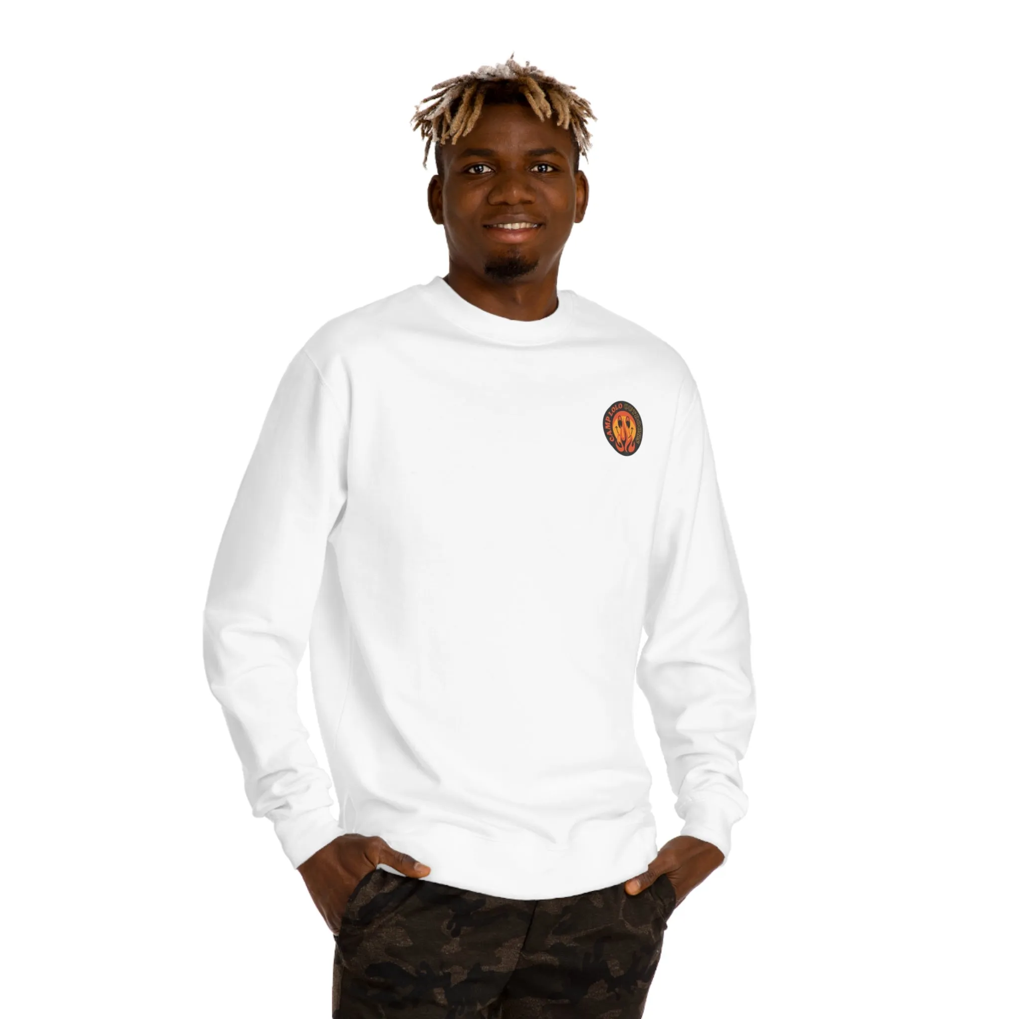 Happy Camper Crew Neck Sweatshirt