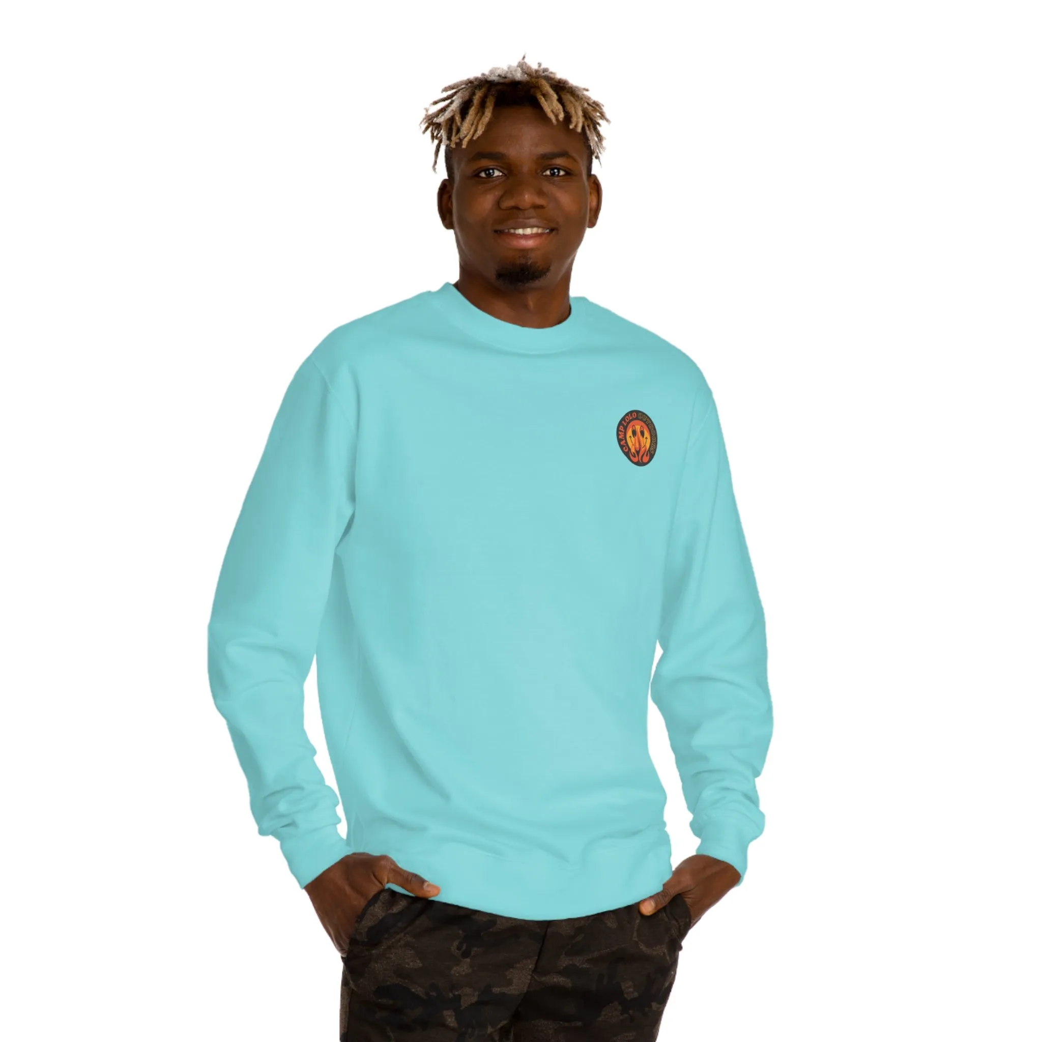Happy Camper Crew Neck Sweatshirt