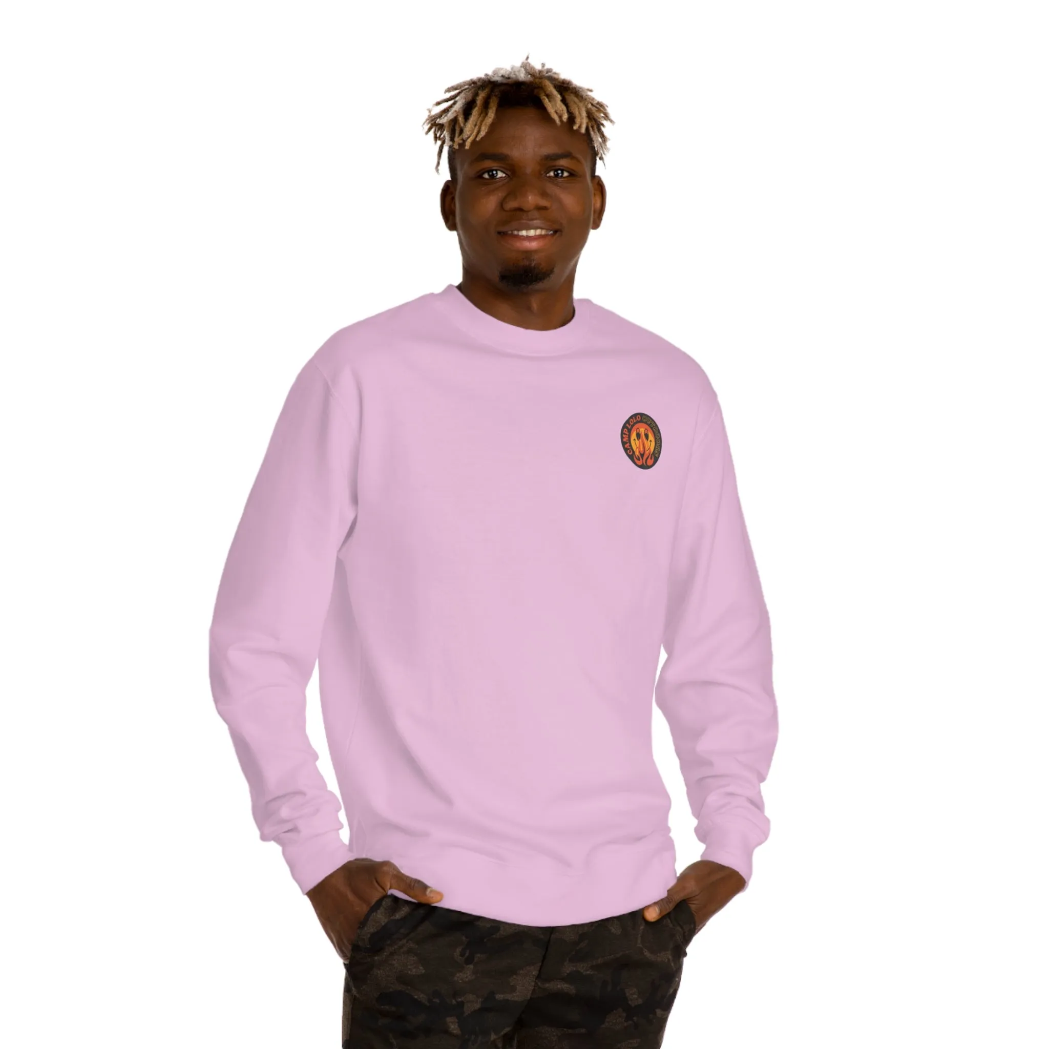 Happy Camper Crew Neck Sweatshirt