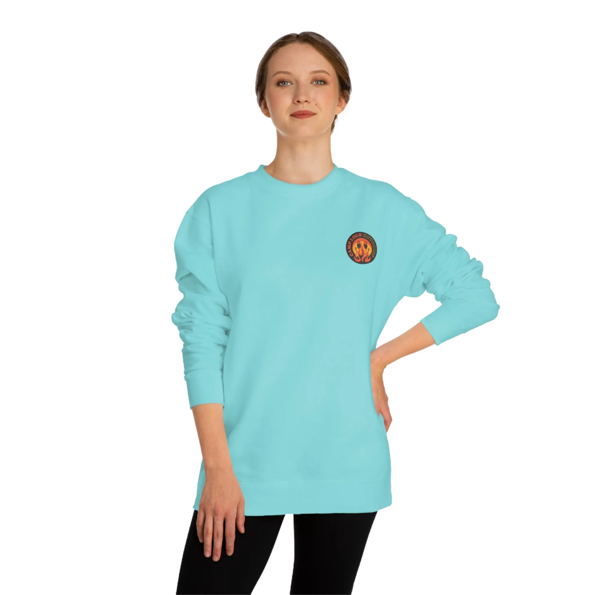 Happy Camper Crew Neck Sweatshirt