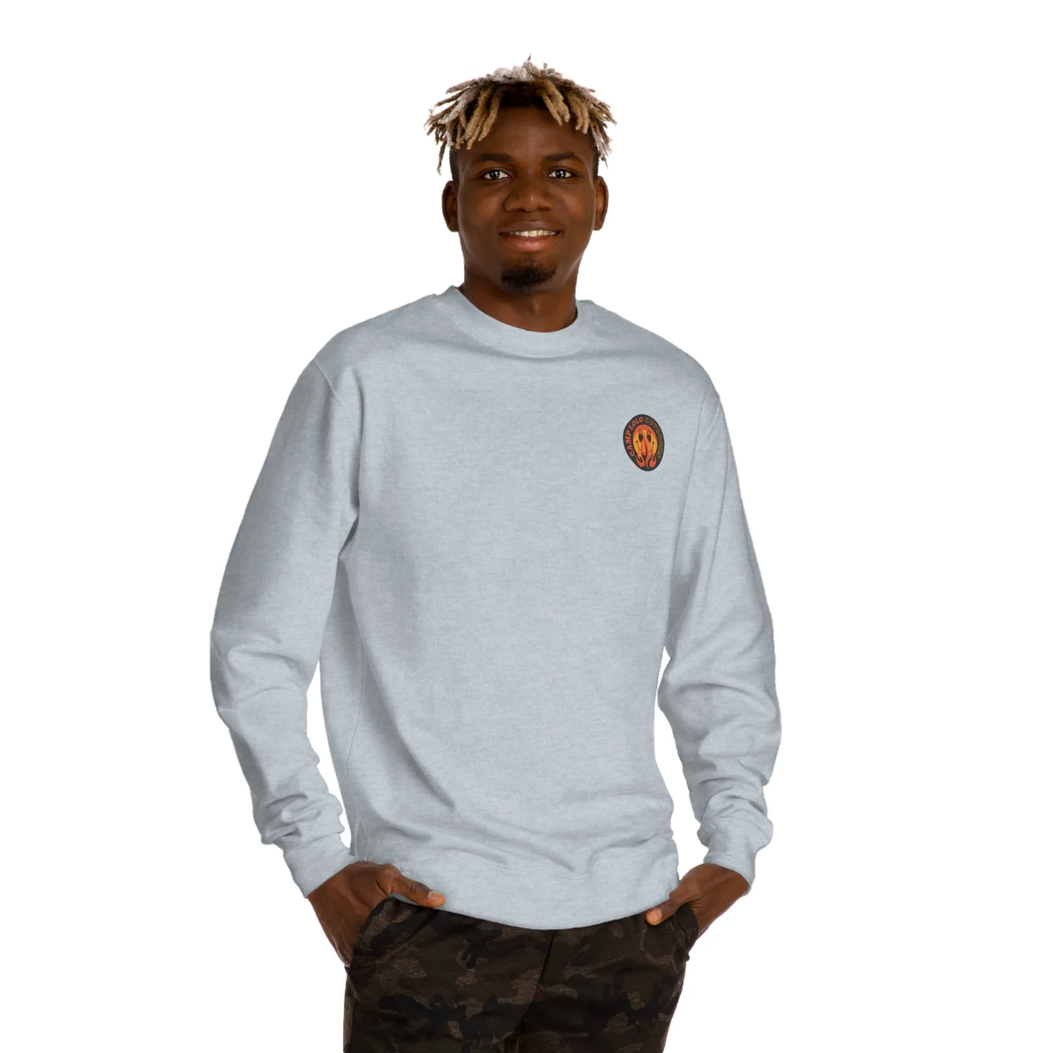 Happy Camper Crew Neck Sweatshirt