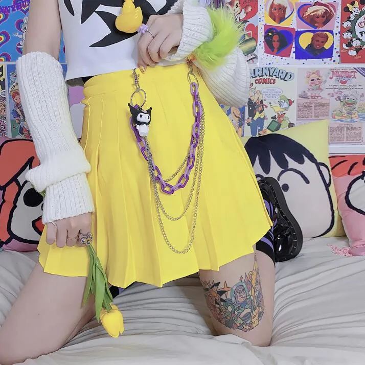 Harajuku candy-colors skirt yc23064