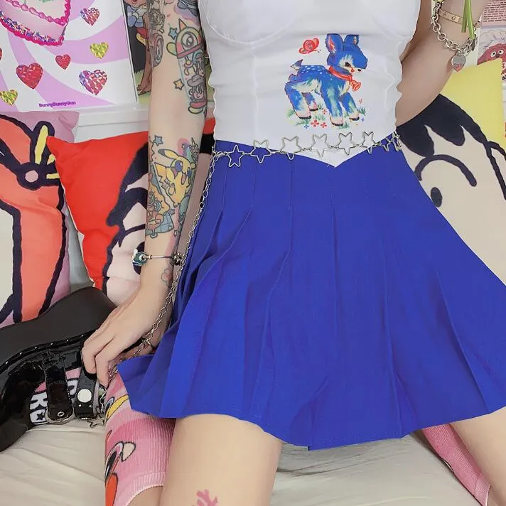 Harajuku candy-colors skirt yc23064