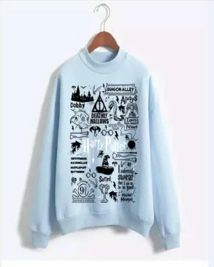 Harry Potter Printed Sweat Shirt For womens 812