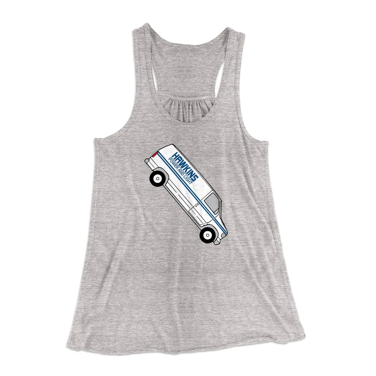 Hawkins Power and Light Van Women's Flowey Tank Top