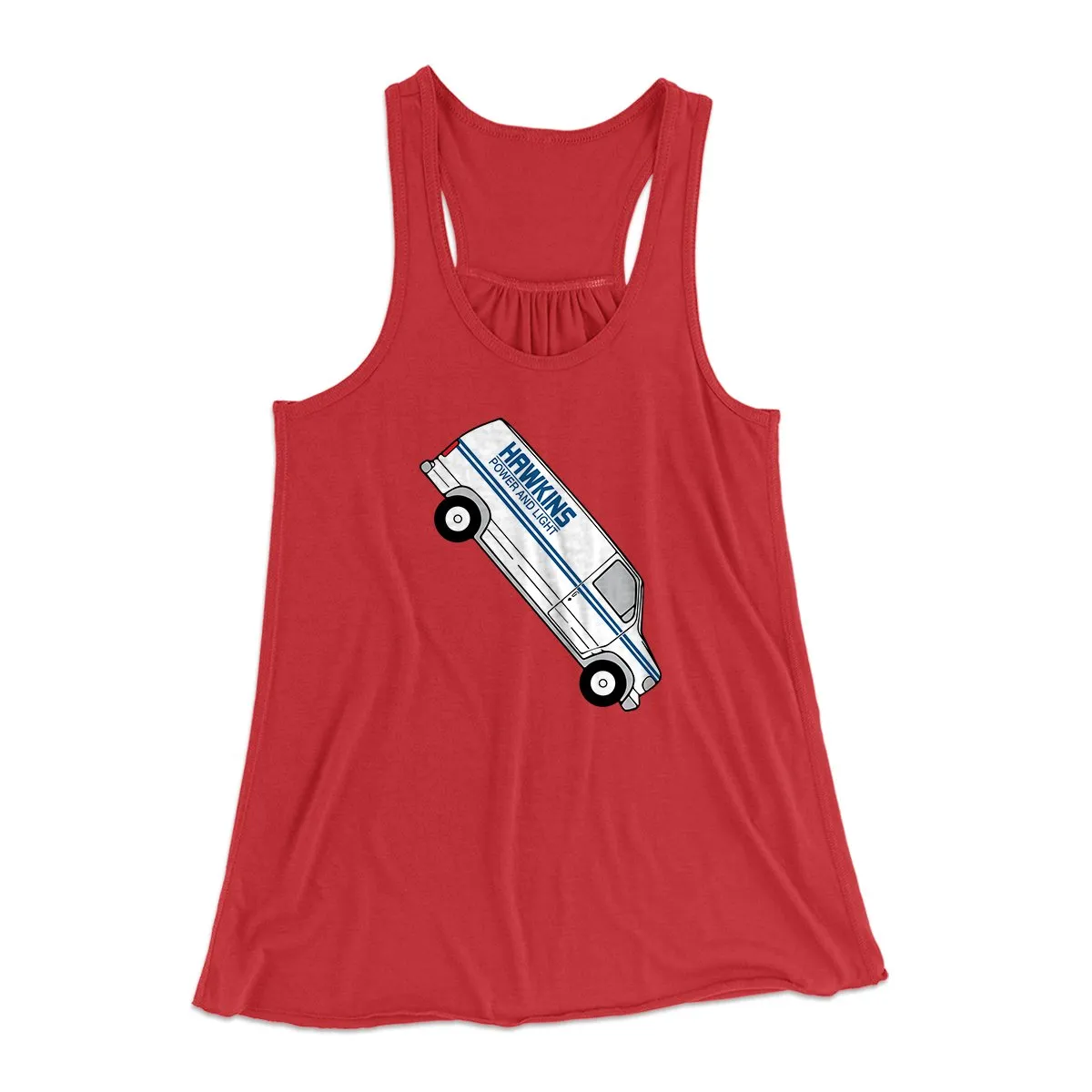 Hawkins Power and Light Van Women's Flowey Tank Top