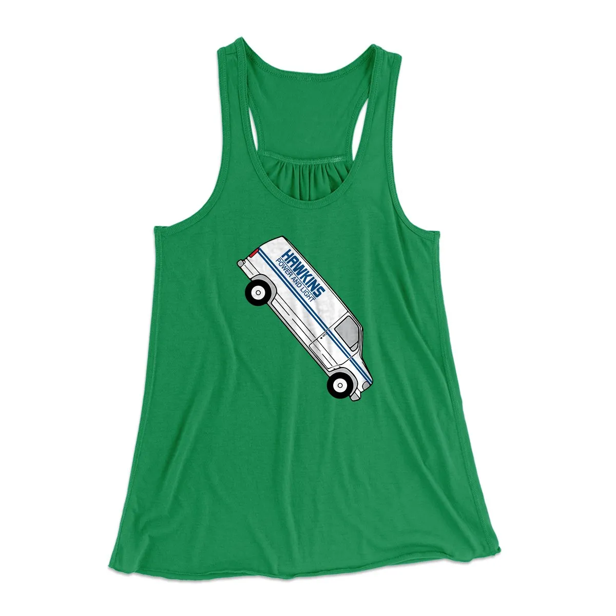Hawkins Power and Light Van Women's Flowey Tank Top