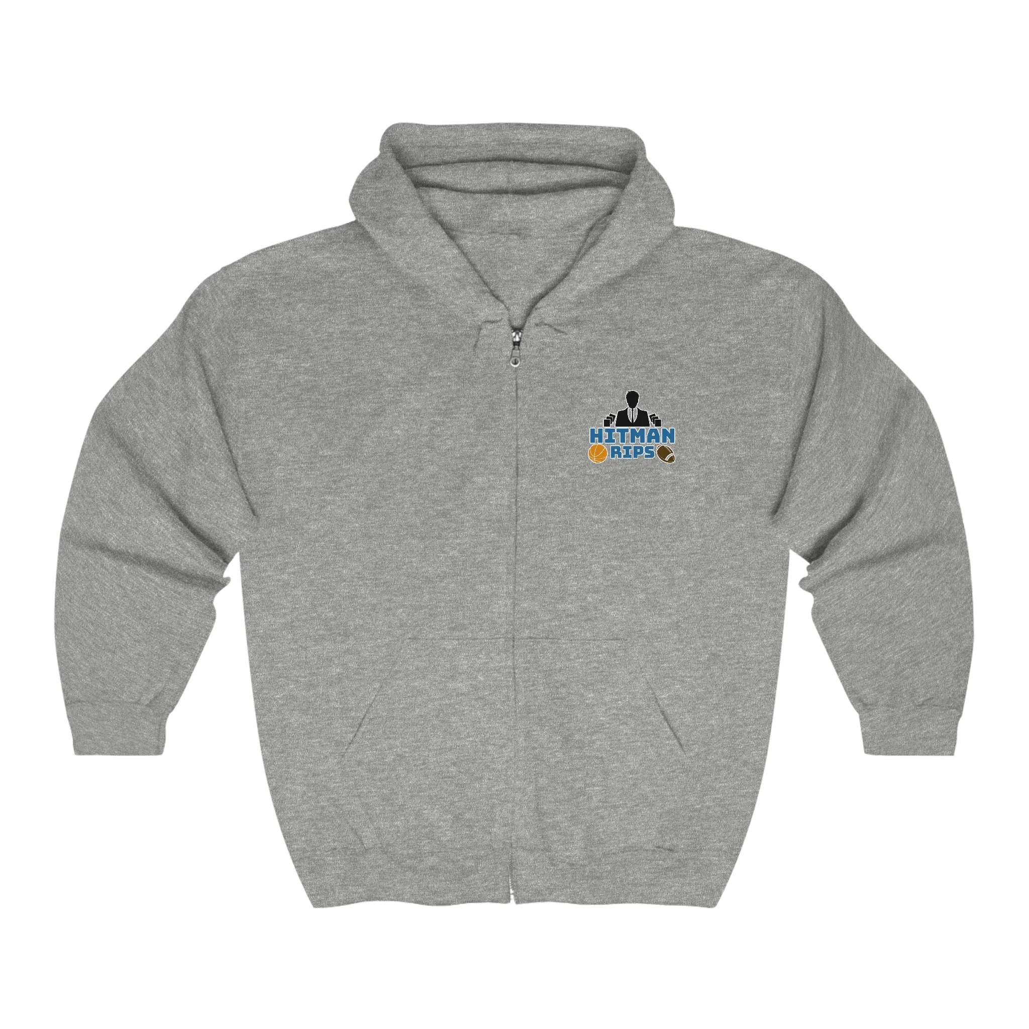 HMR Hitmen Unisex Heavy Blend™ Full Zip Hooded Sweatshirt