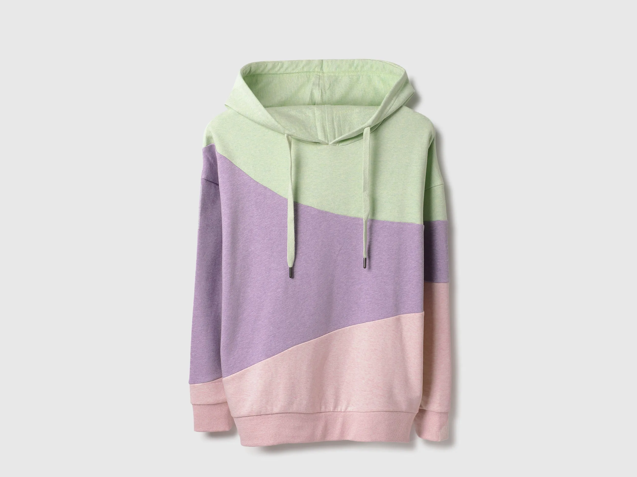 Hooded Neck Colorblock Sweatshirts
