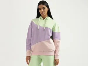 Hooded Neck Colorblock Sweatshirts