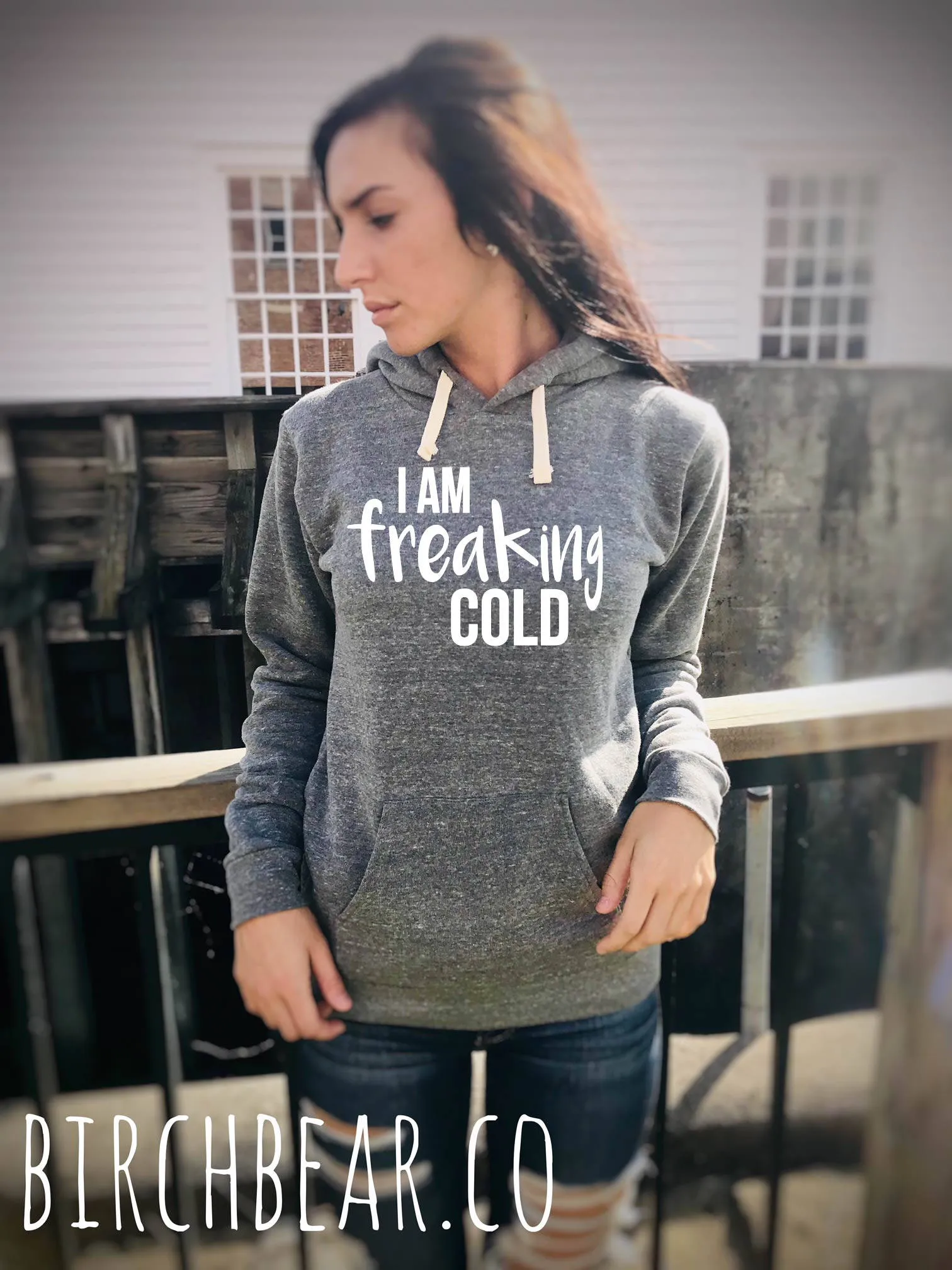 I Am Freaking Cold Hoodie - Trending Hoodie - Funny Hoodie - Warm Hoodie - I'm Cold Hoodie - Cozy Hoodie Slouchy Hoodie