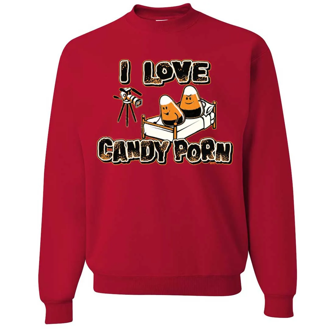 I Love Candy Porn Crewneck Sweatshirt