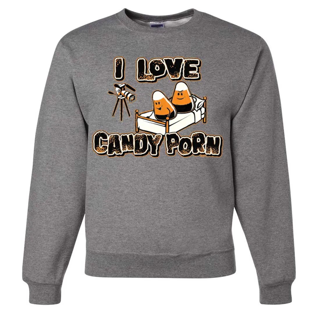 I Love Candy Porn Crewneck Sweatshirt