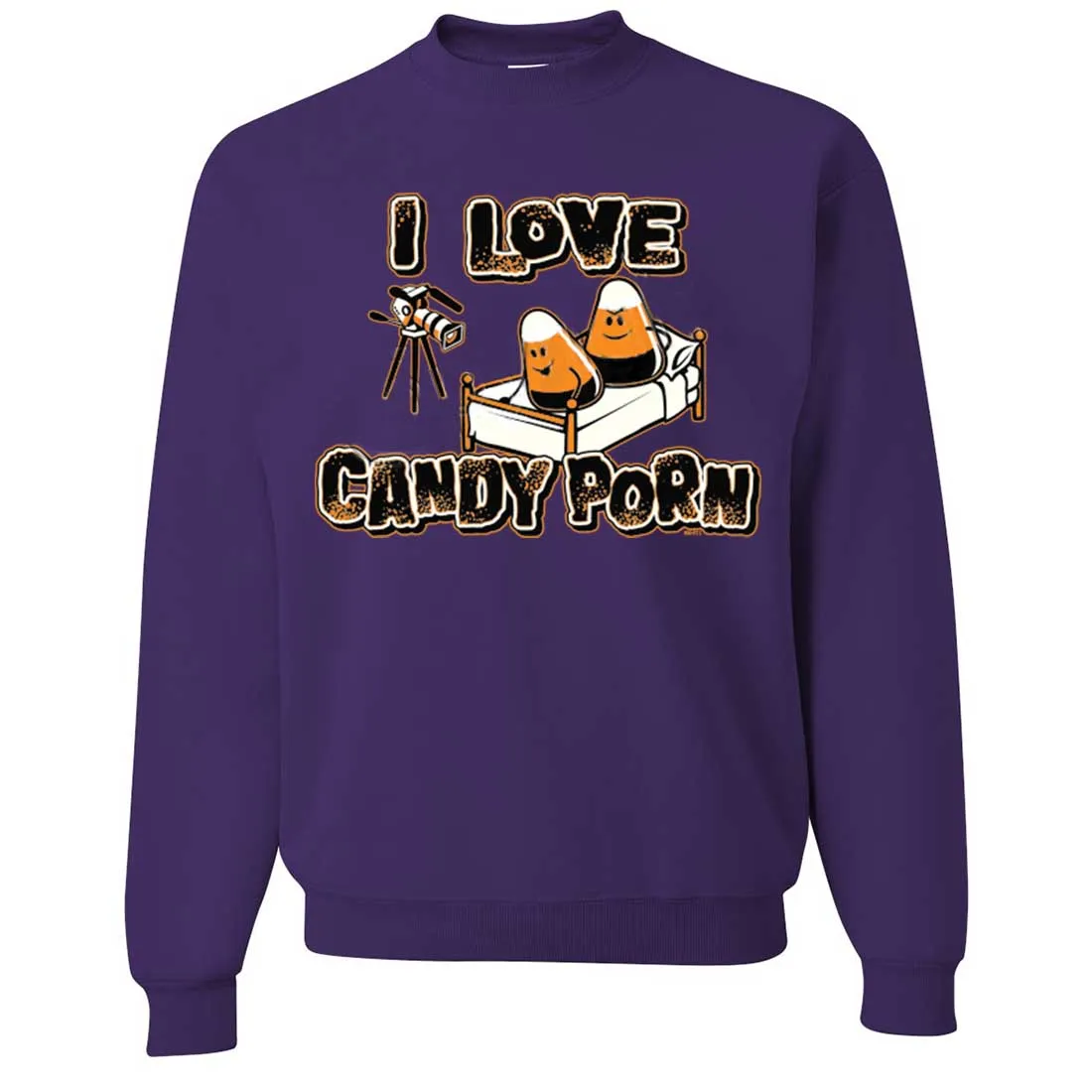 I Love Candy Porn Crewneck Sweatshirt