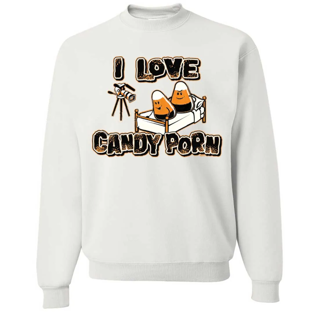 I Love Candy Porn Crewneck Sweatshirt