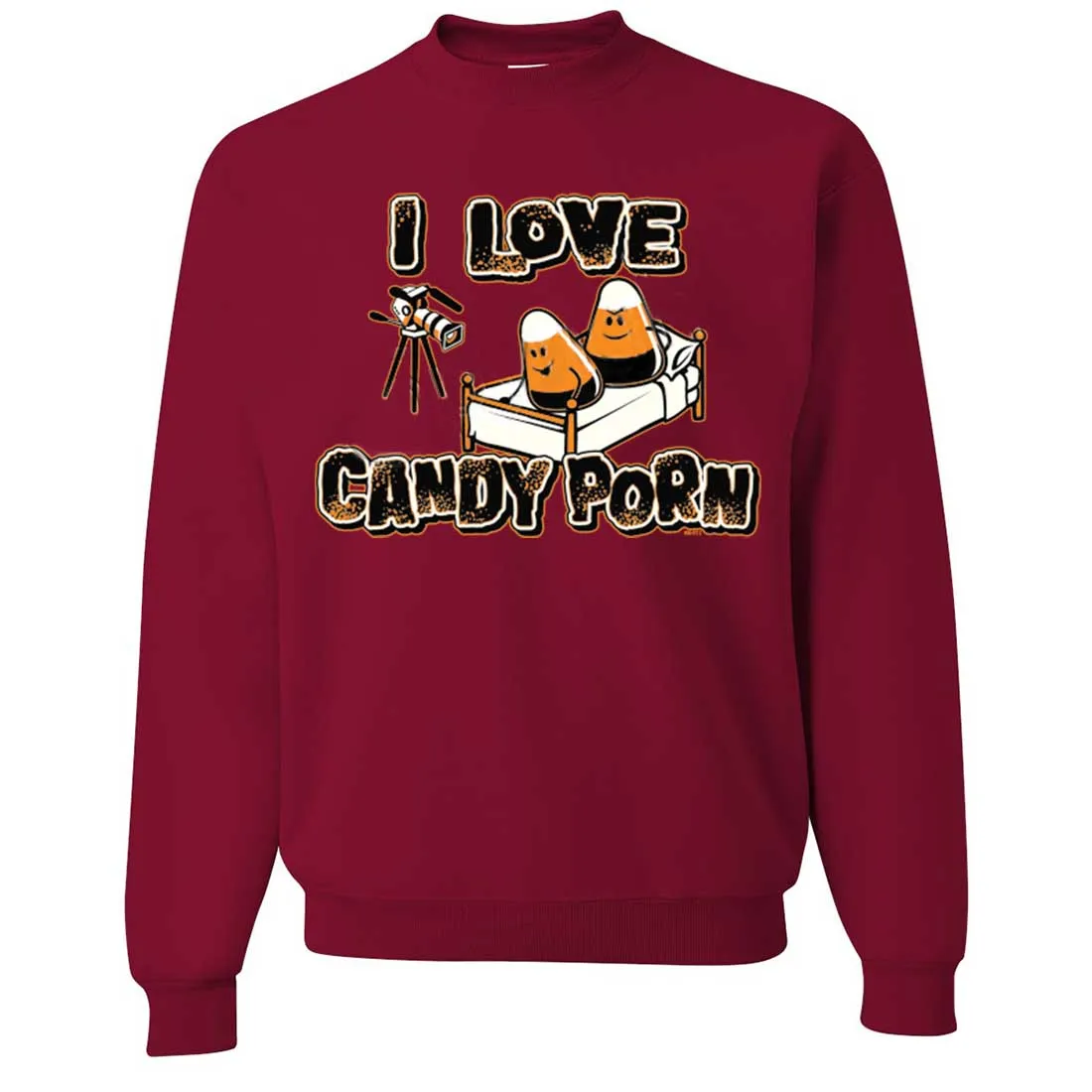 I Love Candy Porn Crewneck Sweatshirt