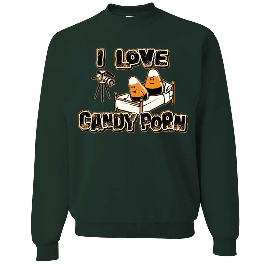 I Love Candy Porn Crewneck Sweatshirt