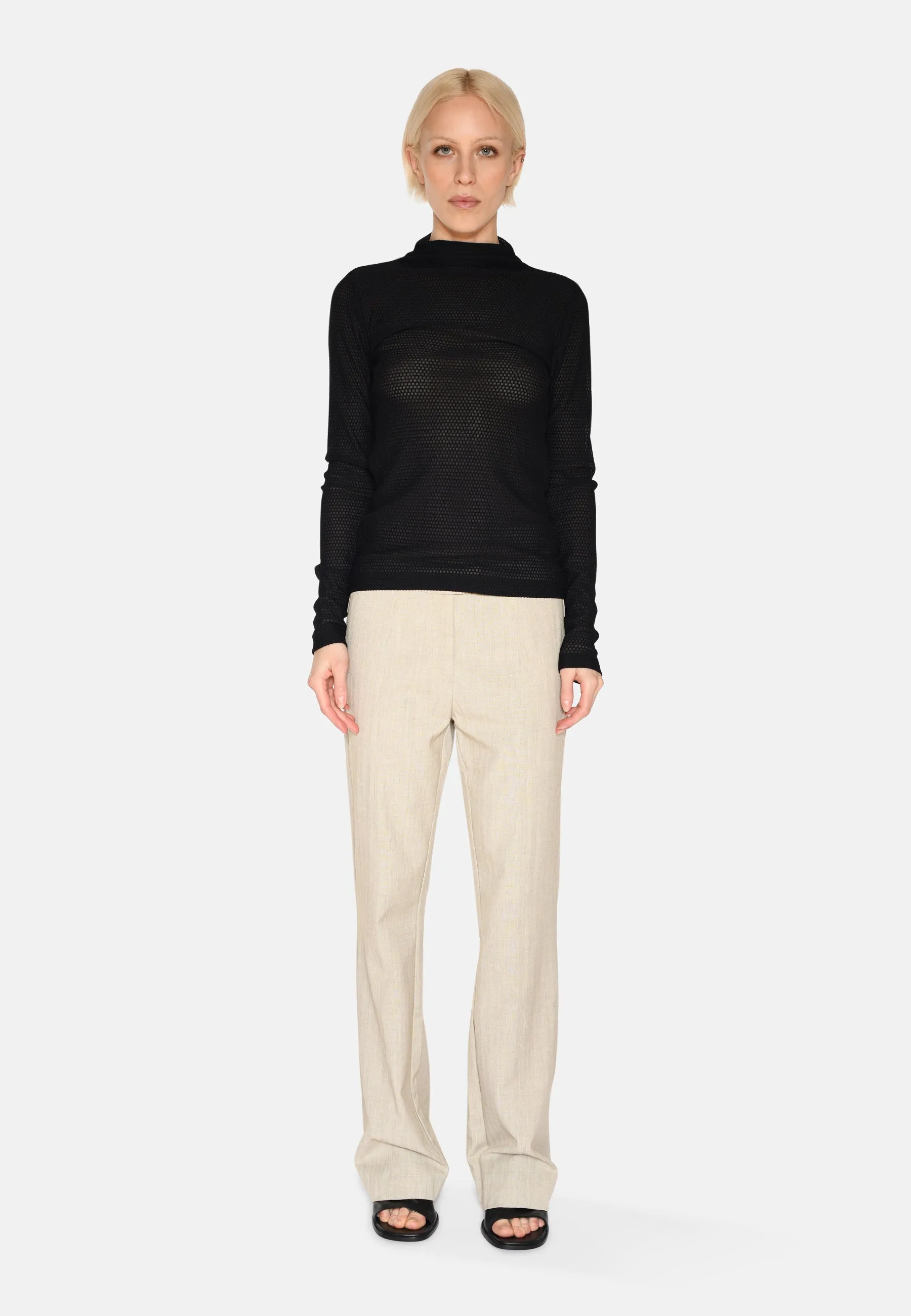 Ina long sleeved t-shirt 4156 - Black