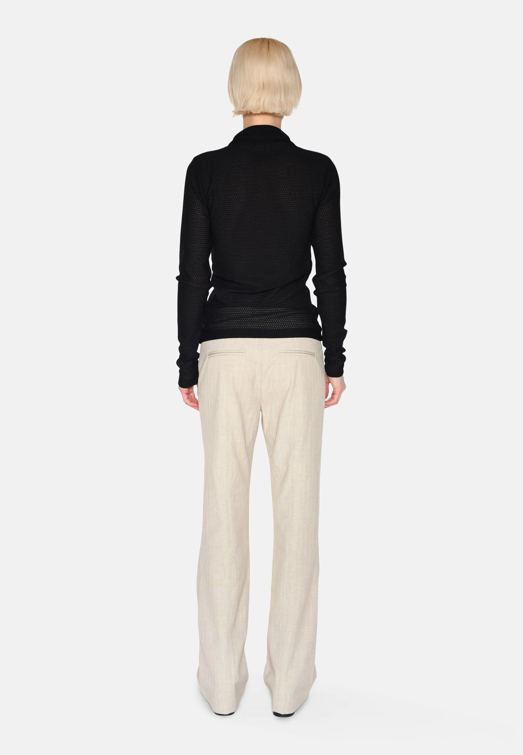 Ina long sleeved t-shirt 4156 - Black