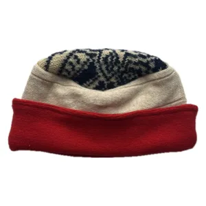 Kids Hat Cream Nordic with Red Band 151