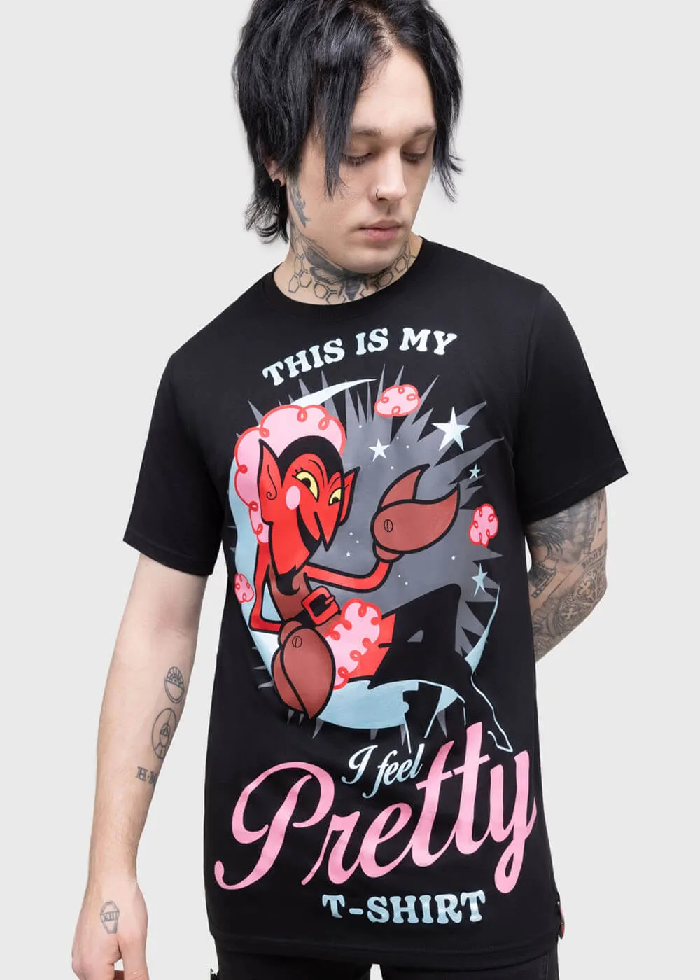 Killstar x Powerpuff Girls I Feel Pretty T-Shirt Black