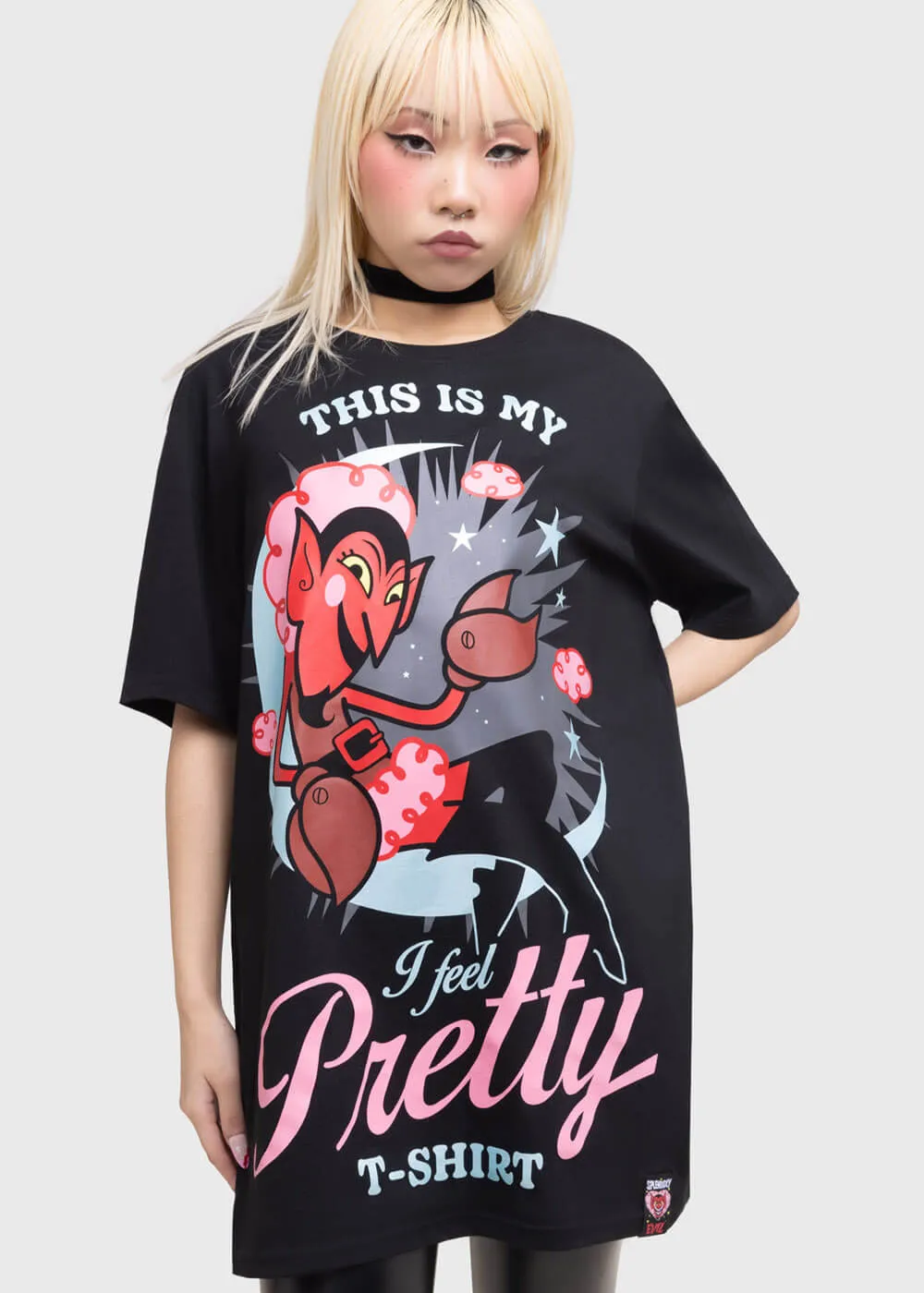 Killstar x Powerpuff Girls I Feel Pretty T-Shirt Black