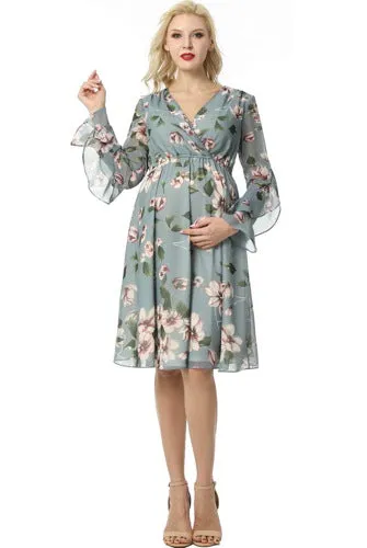 Kimi   Kai Maternity "Salena" Floral Print Dress
