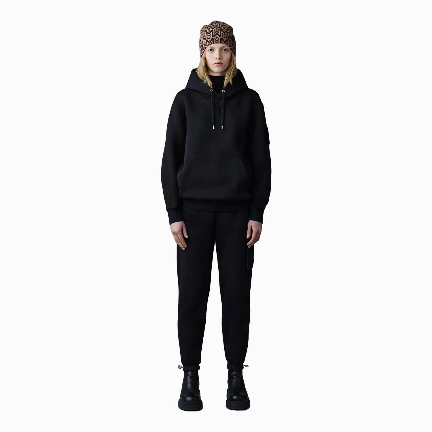 KRYS Pull Over Hoodie With Velvet Embroidery