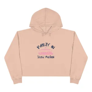 Ladies Pontoon Party Crop Hoodie