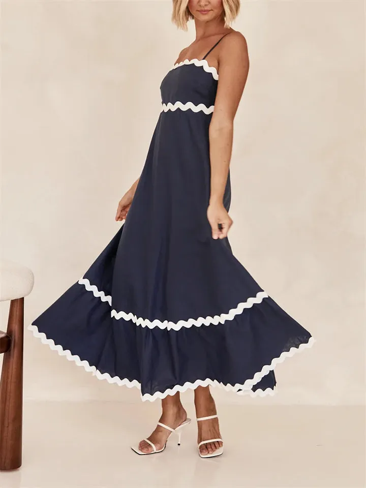 Ladies Summer New Trendy Beach Strappy Dresses