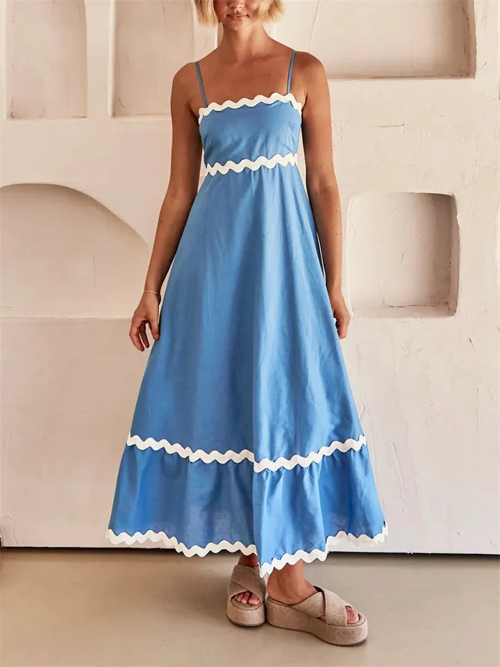 Ladies Summer New Trendy Beach Strappy Dresses