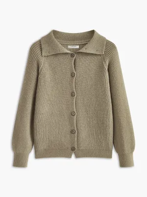 Lapel Cozy Cardigan