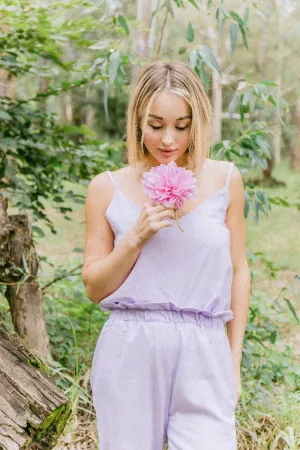 Lavender Dawn or White Linen Pants