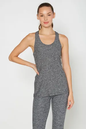 Light Heather Racer Tank