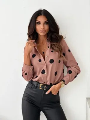 LILLIAN | Stylish Polka Dotted Blouse