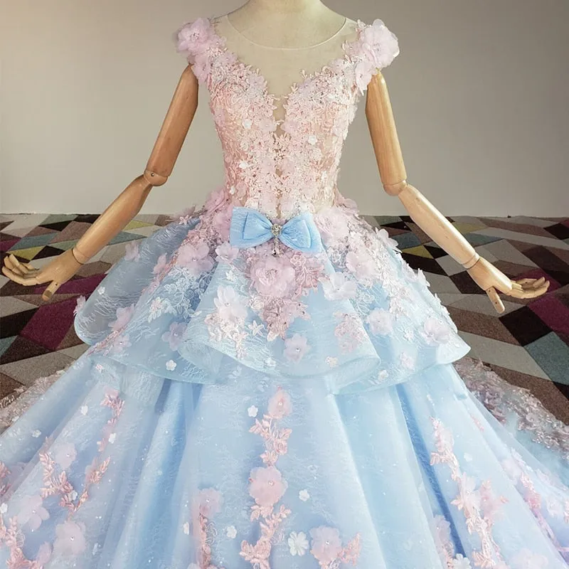 LONG DRESS "LE PARADIS DES OISEAUX"