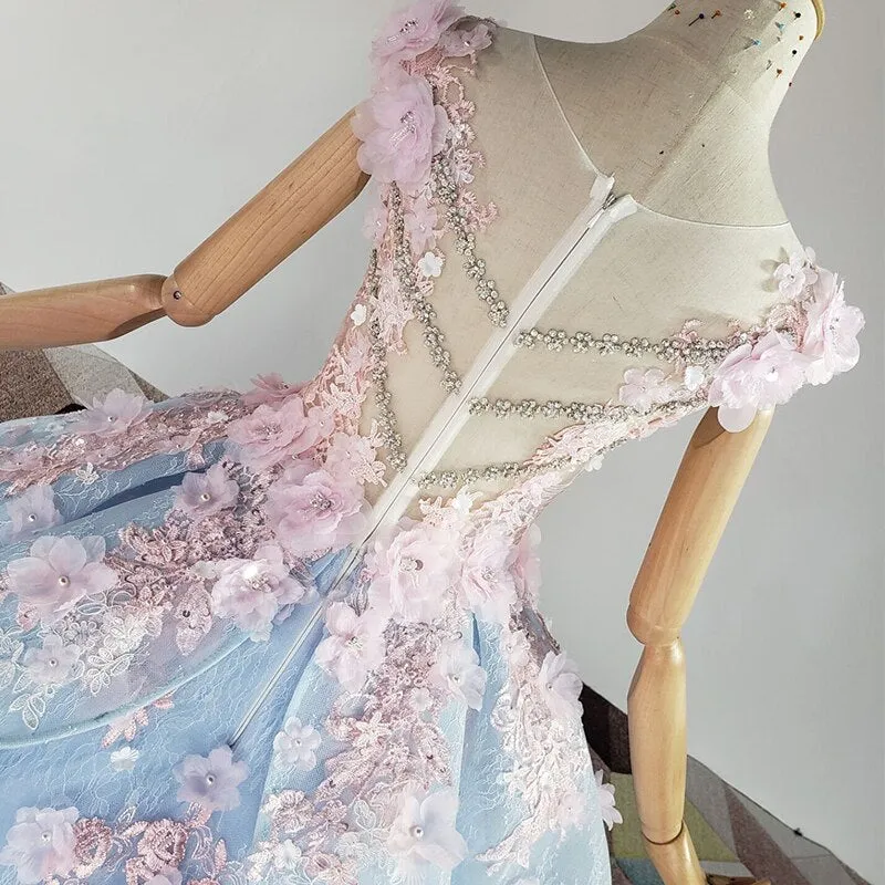 LONG DRESS "LE PARADIS DES OISEAUX"