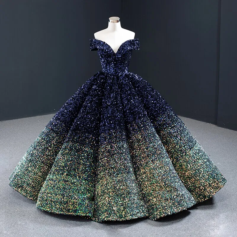 LONG DRESS "OCEAN SEA"