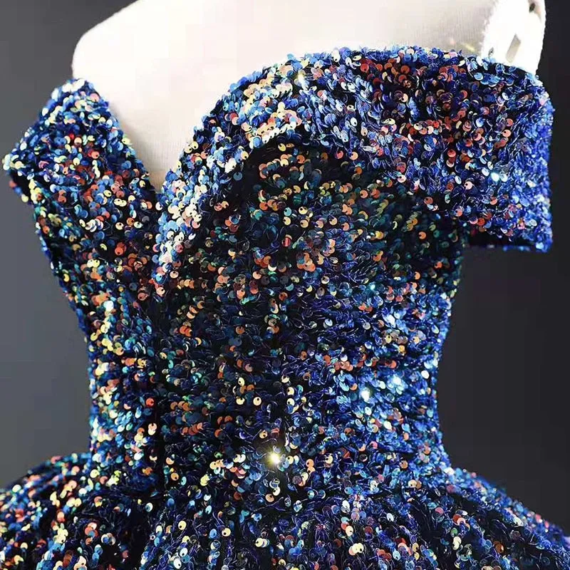 LONG DRESS "OCEAN SEA"