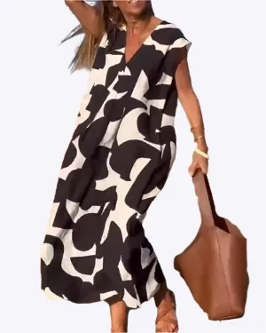 Lorena - Casual Elegance Women's Maxi Dress