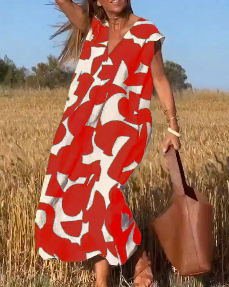 Lorena - Casual Elegance Women's Maxi Dress