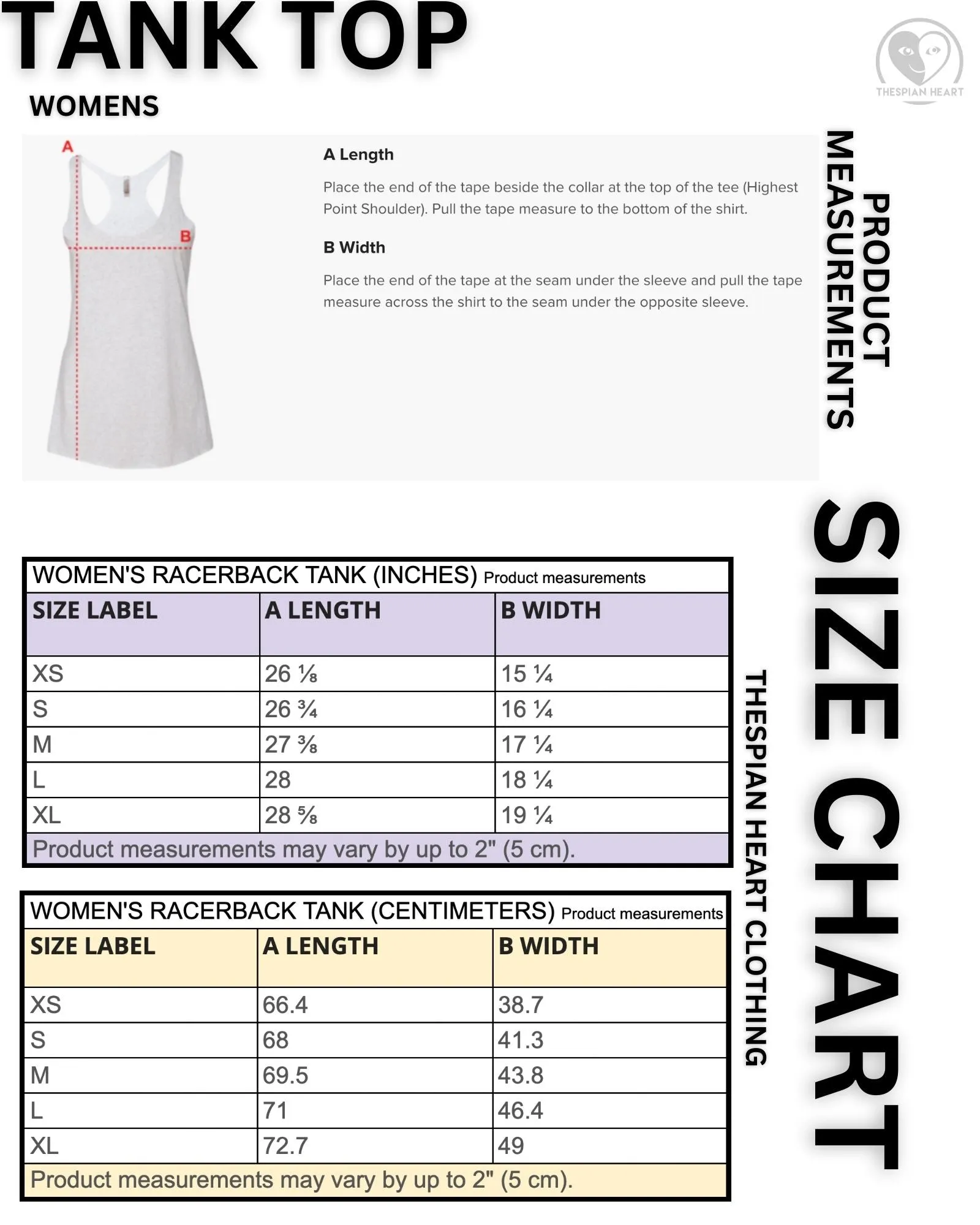 Love Drama Acting Theatre - Women's Racerback Tank Top