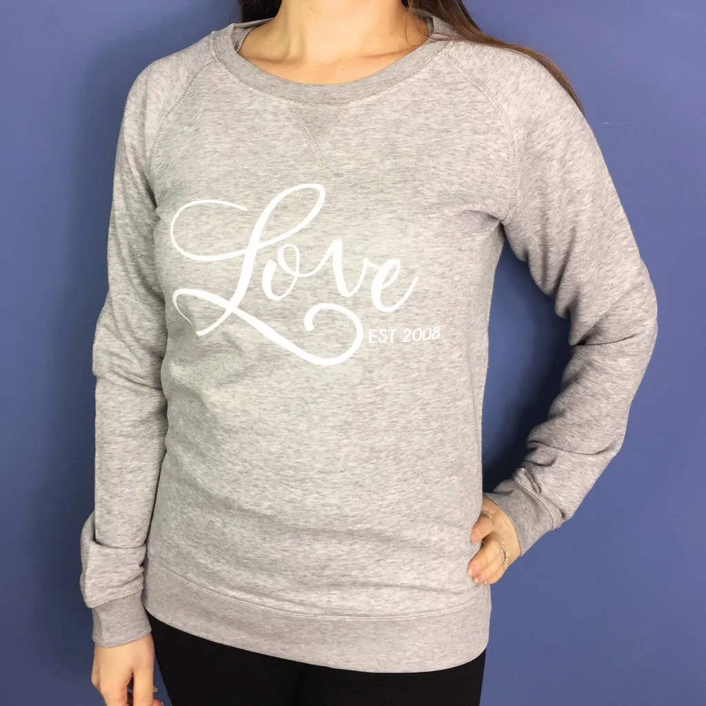 Love Established Personalised Sweatshirt