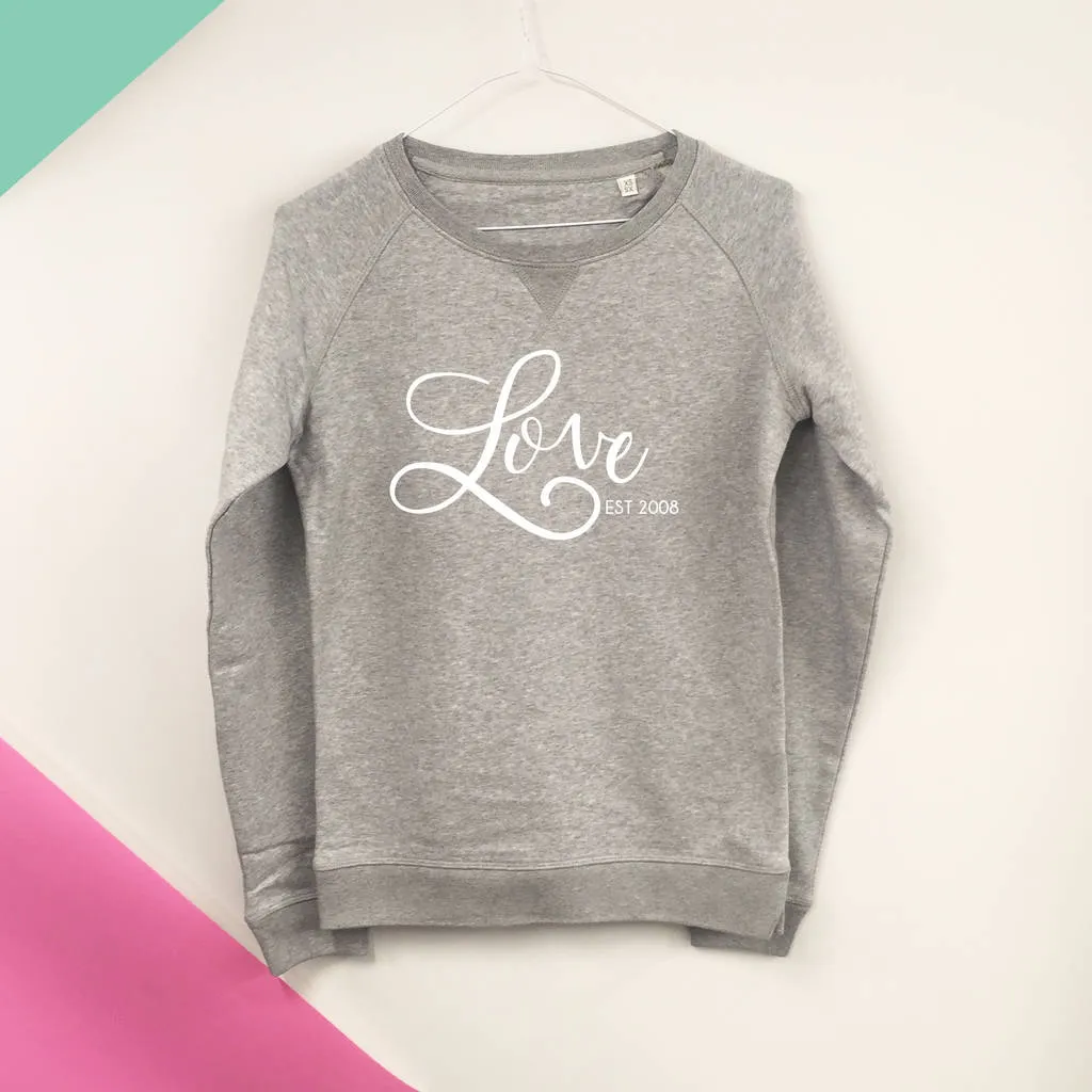 Love Established Personalised Sweatshirt