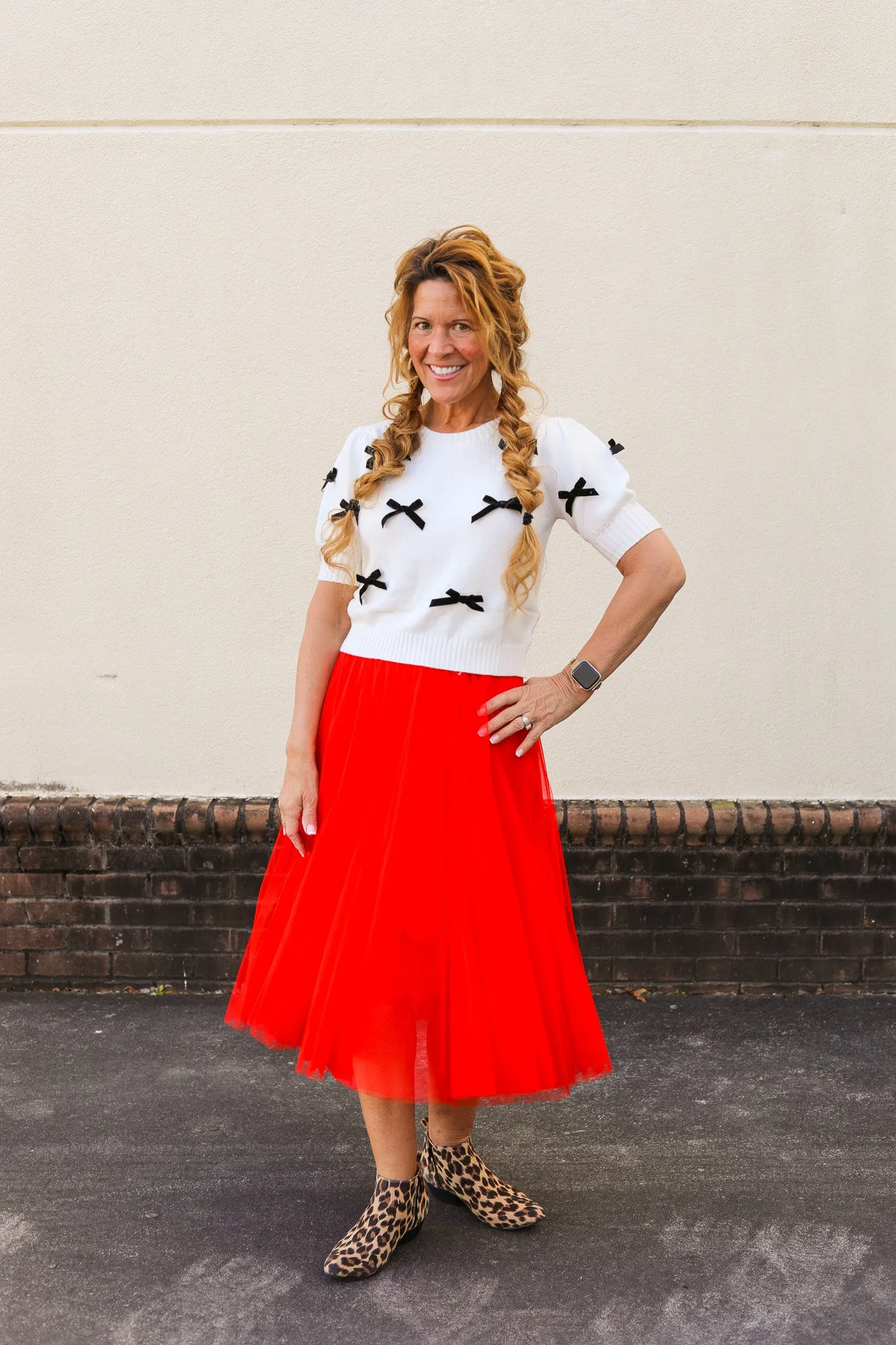 Lovely Bow Sweater Top