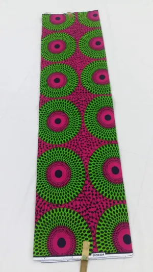 Magenta & Paste Color Combination Unique Design Original Kente Fabrics