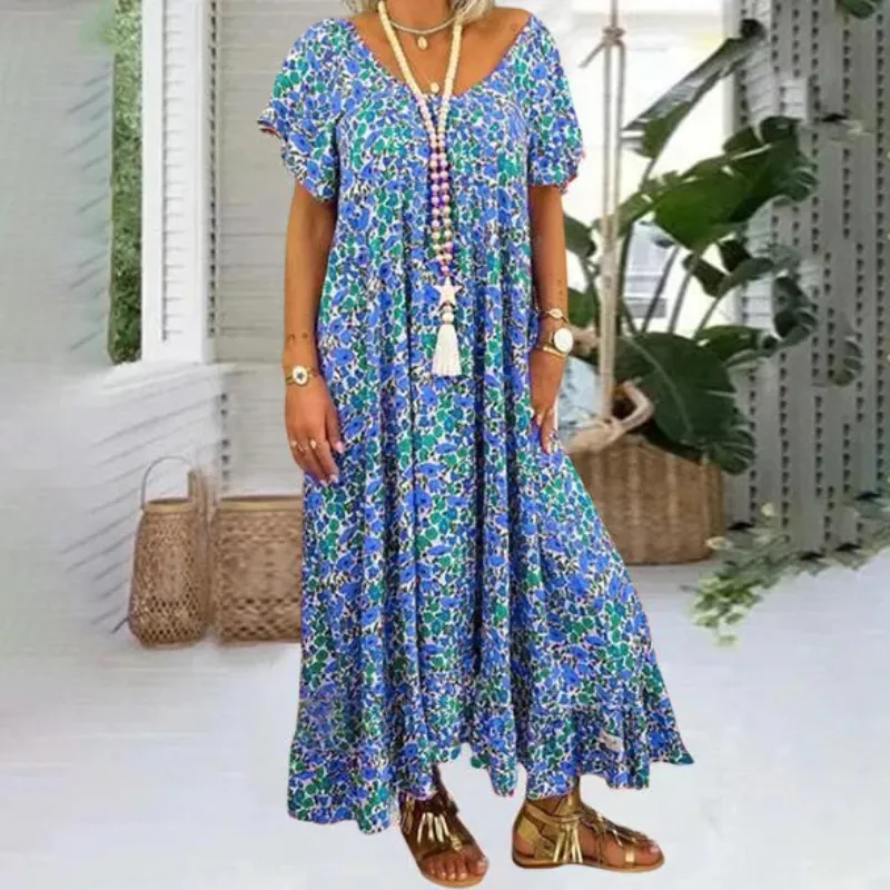 Marina - Classic bohemian maxi dress
