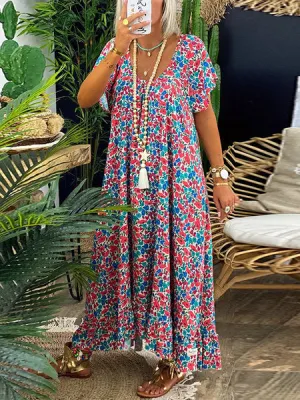 Marina - Classic bohemian maxi dress